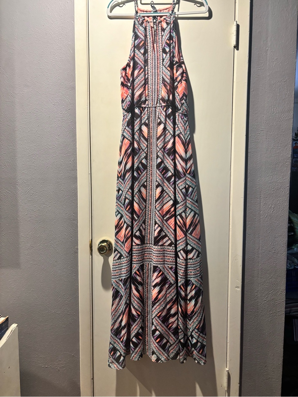 Women’s Maxi Gianni Bini Halter Dress NWT-Size L